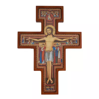 Drewniany krzyż z San Damiano - krzyż św. Franciszka