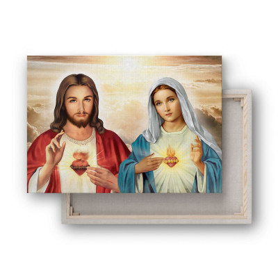 Obraz Serce Jezusa Serce Maryi