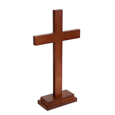 Krzyż stojący prosty - klasyczny 44cm